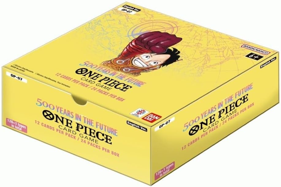 ONE PIECE TCG OP-07 500 YEARS IN THE FUTURE BOOSTER BOX/PACK (STORE PI Cards and Comics Central ONE PIECE TCG OP-07 500 YEARS IN THE FUTURE BOOSTER BOX/PACK (STORE PI Cards and Comics Central