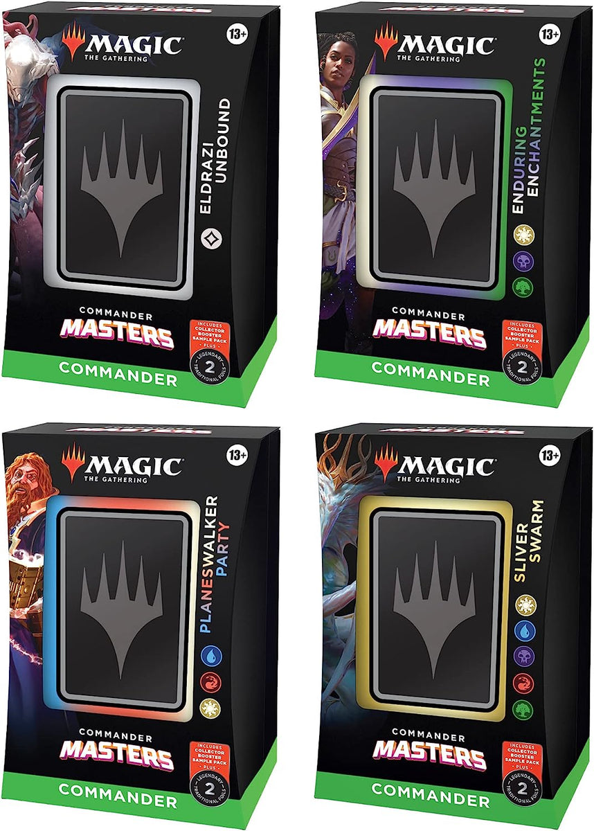 mtg commander masters enchantment deck MAGIC THE GATHERING COMMANDER MASTERS COMMANDER DECK – Cards and Comics Central