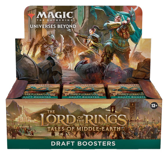 MAGIC THE GATHERING LORD OF THE RINGS TALES OF MIDDLE-EARTH DRAFT BOOSTER BOX