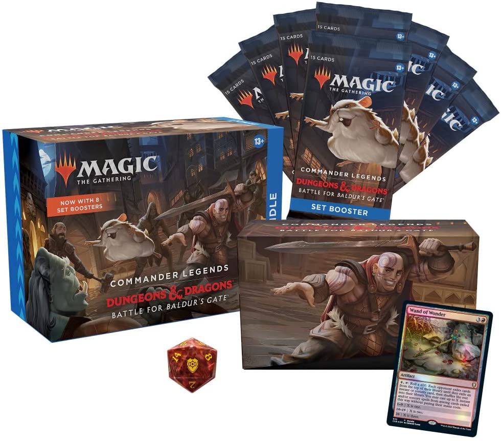 MAGIC THE GATHERING COMMANDER LEGENDS: BATTLE FOR BALDUR'S GATE BUNDLE Cards and Comics Central MAGIC THE GATHERING COMMANDER LEGENDS: BATTLE FOR BALDUR'S GATE BUNDLE Cards and Comics Central