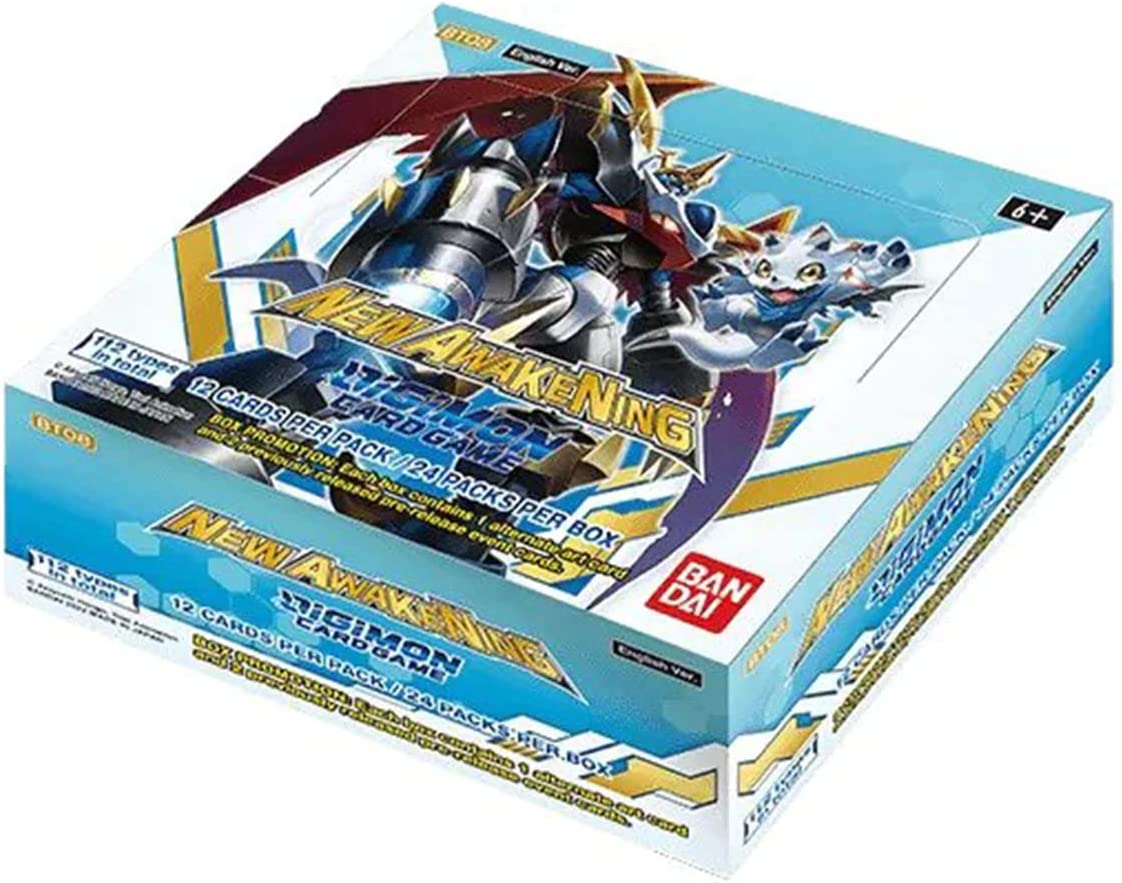 DIGIMON CARD GAME: NEW AWAKENING BOOSTER BOX Cards and Comics Central DIGIMON CARD GAME: NEW AWAKENING BOOSTER BOX Cards and Comics Central