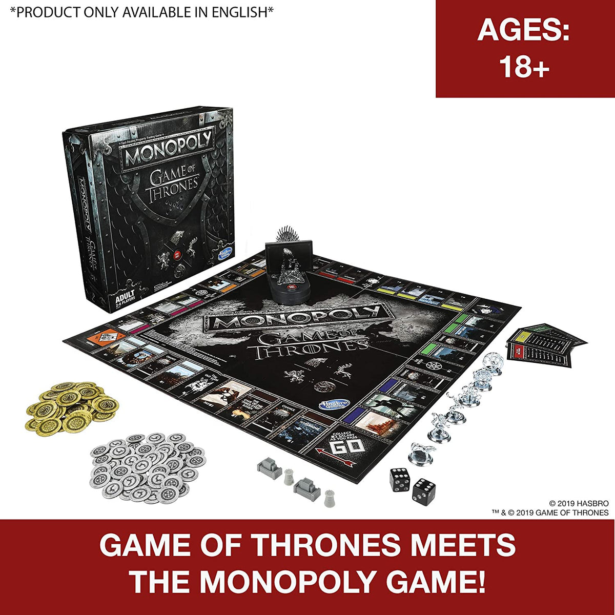 MONOPOLY GAME OF THRONES on sale NEW SEALED