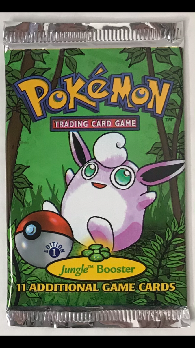pokemon jungle first edition booster box Pokemon 1st Edition Jungle Booster Pack – Cards and Comics Central