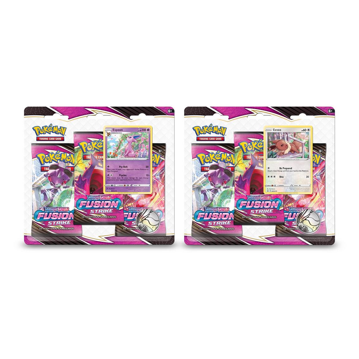 pokemon trading card game sword and shield fusion strike POKEMON SWORD & SHIELD FUSION STRIKE 3 PACK BLISTER – Cards and Comics  Central