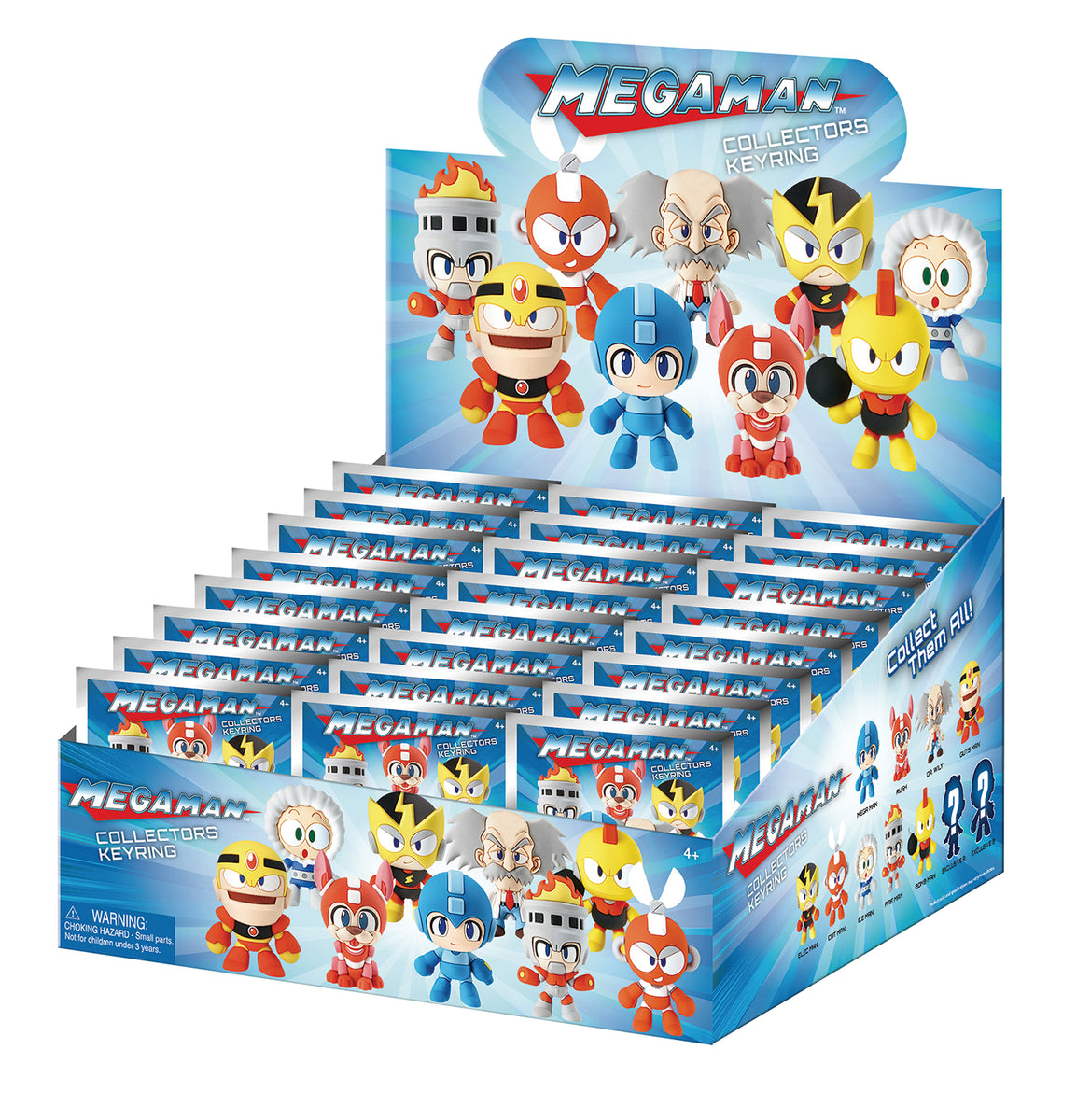 Porte-clés Capcom Rockman - Personnage Roll - Megaman - Neuf