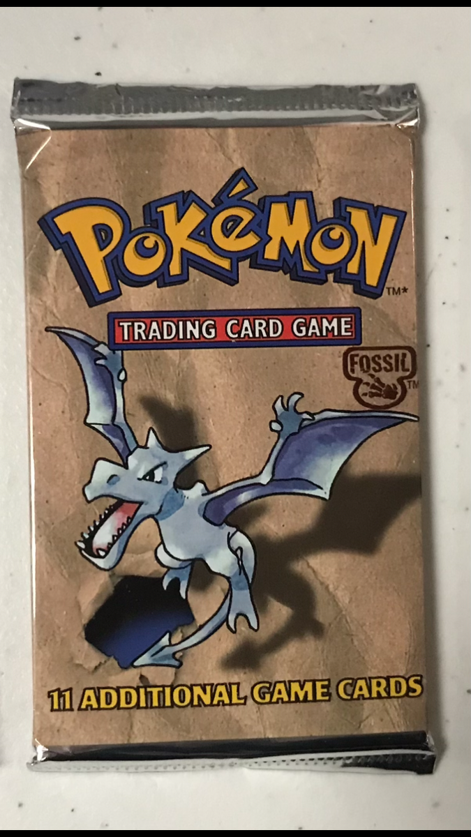 Pokemon : Fossil Unlimited Booster Pack Cards and Comics Central Pokemon : Fossil Unlimited Booster Pack Cards and Comics Central