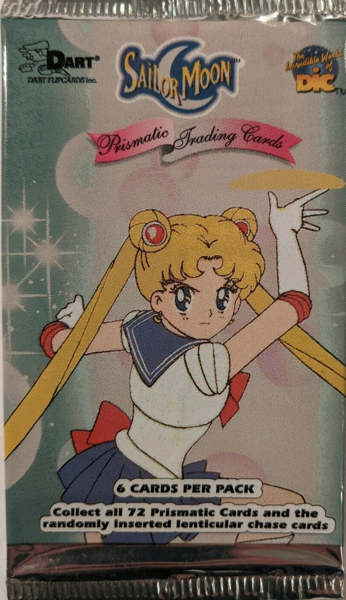 Sailor Moon Prismatic 72 card set, trading cards by dart store 90s