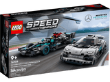 LEGO 76909 SPEED CHAMPIONS MERCEDES-AMG F1 W12 E PERFORMANCE & MEREDES-AMG PROJECT ONE 564 PIECES ***MINOR SHELF WEAR***FOR STORE PICKUP ONLY***