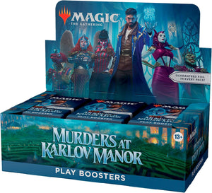 *PRE-ORDER* Magic the Gathering: MURDERS AT KARLOV MANOR PLAY Booster (Pack or Box)