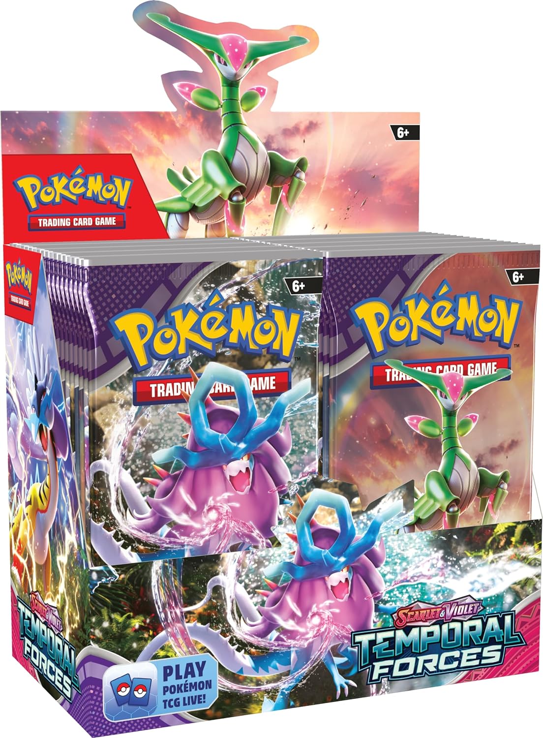 pokemon scarlet and violet temporal forces booster pack POKEMON SCARLET & VIOLET