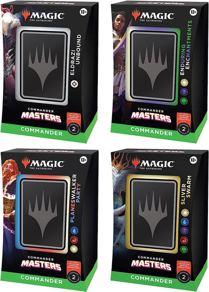 magic the gathering commander masters draft booster box MAGIC THE GATHERING COMMANDER MASTERS COMMANDER DECK – Cards and Comics  Central