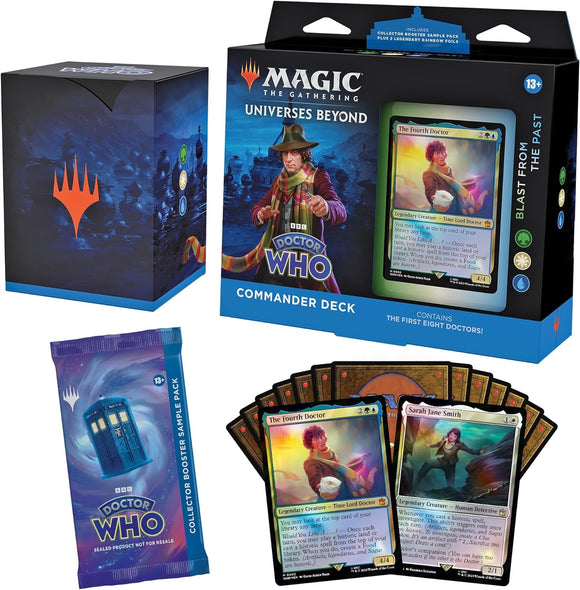 doctor who booster box MAGIC THE GATHERING DOCTOR WHO COMMANDER DECK – Cards and Comics Central