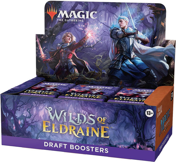 MAGIC THE GATHERING WILDS OF ELDRAINE DRAFT BOOSTER BOX MAGIC THE GATHERING WILDS OF ELDRAINE DRAFT BOOSTER BOX