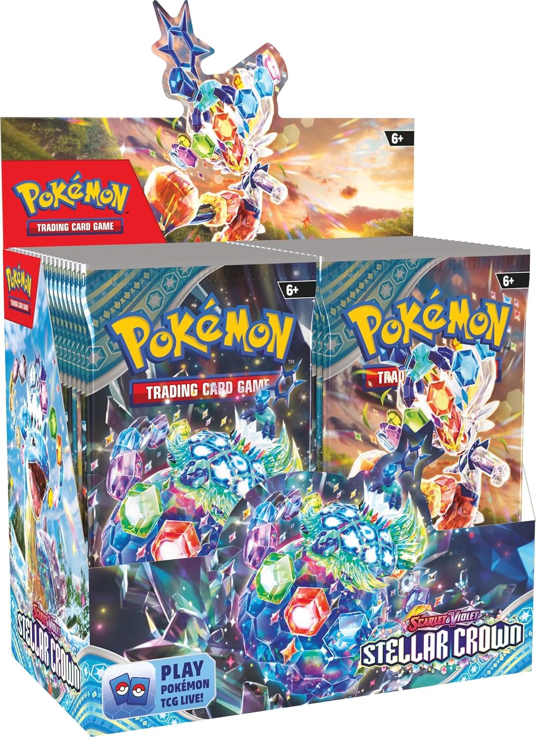 POKEMON SCARLET & VIOLET - STELLAR CROWN BOOSTER BOX/ PACK Cards and Comics Central POKEMON SCARLET & VIOLET - STELLAR CROWN BOOSTER BOX/ PACK Cards and Comics Central