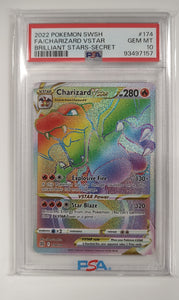 Pokémon TCG Charizard VSTAR Brilliant Stars 174/172 Holo Secret Rare