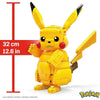 MATTEL MEGA POKEMON JUMBO PIKACHU CONSTRUCTION SET 825 PCS