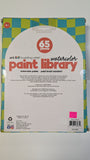 ART 101 BUDDING ARTIST PAINT LIBRARY WATERCOLOR PAINT SET 64X WATERCOLOR CAKES 1X WATER BLENDING BRUSH 65 PIECES TOTAL