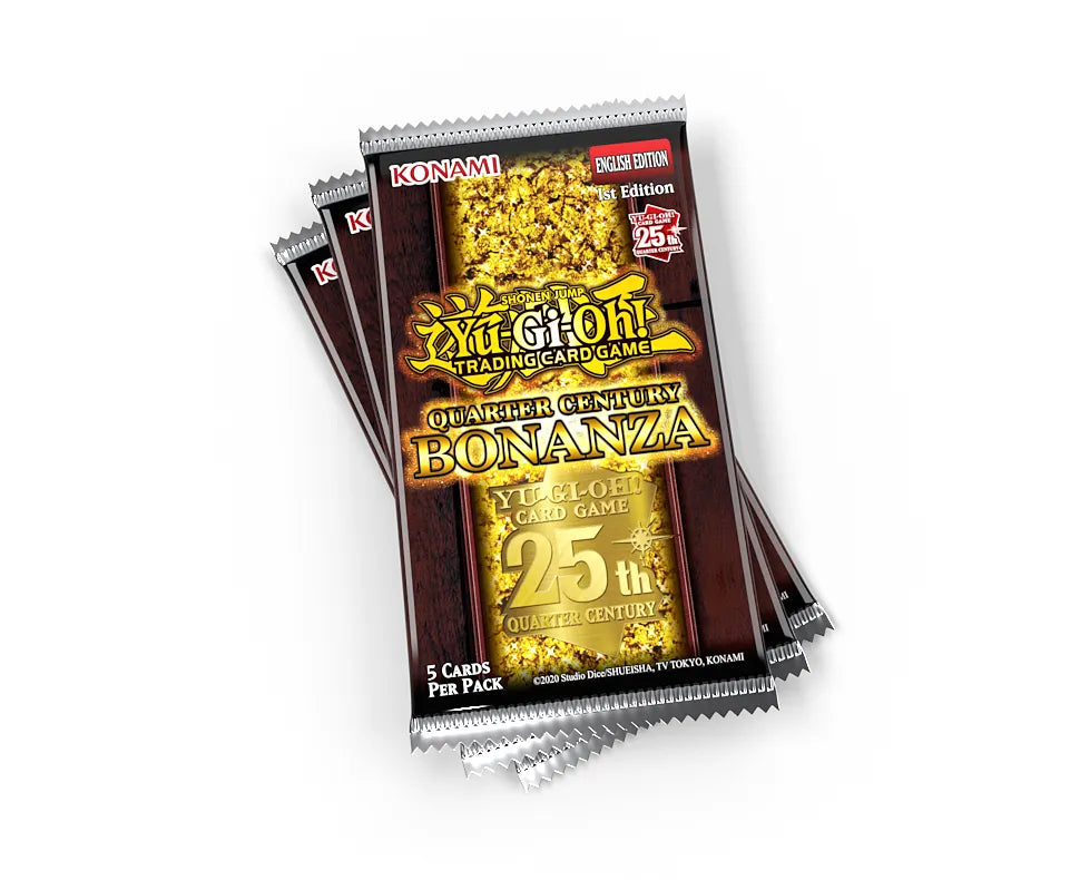 YU-GI-OH! QUARTER CENTURY BONANZA BOOSTER BOX/PACK Cards and Comics Central YU-GI-OH! QUARTER CENTURY BONANZA BOOSTER BOX/PACK Cards and Comics Central
