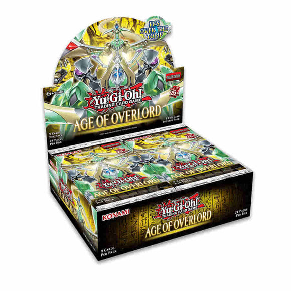 COMING SOON PRE-ORDER YU-GI-OH! AGE OF OVERLORD BOOSTER BOX/PACK