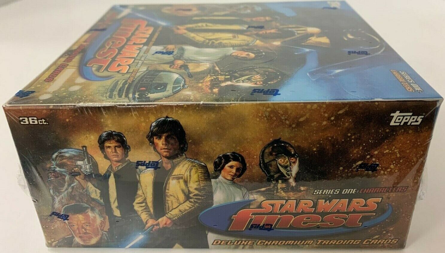 1996 TOPPS STAR WARS FINEST SERIES 1 CHARACTERS DELUXE CHROMIUM
