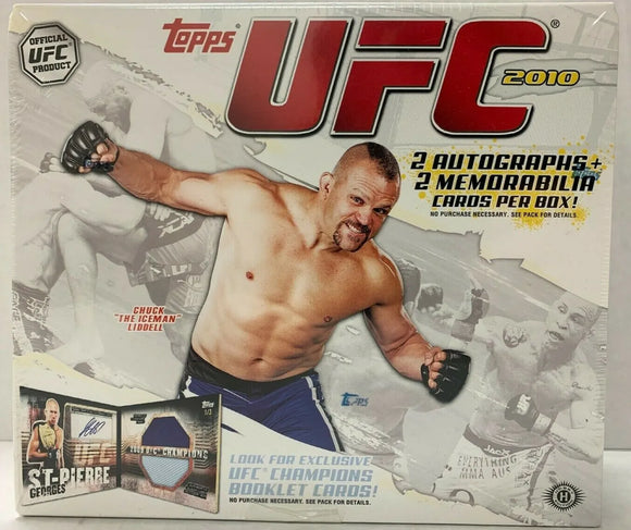 2010 TOPPS UFC ULTIMATE FIGHTING HOBBY BOX 16 PACKS NEW SEALED