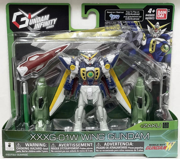 BANDAI BNTCA GUNDAM INFINITY XXXG-01W WING GUNDAM 4.5 INCH ACTION FIGURE NEW U.S.