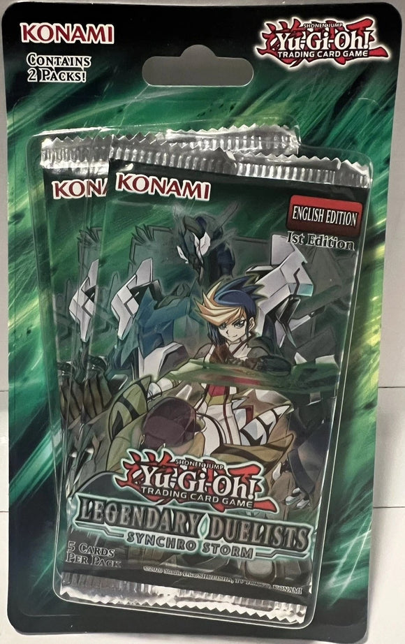 YU-GI-OH! TCG LEGENDARY DUELISTS SYNCHRO STORM BLISTER BOOSTER PACK (STORE PICK UP ONLY)