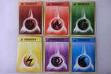 1996 ORIGINAL POKEMON JAPANESE BASE (6 CARD) SET BASIC ENERGY MINT