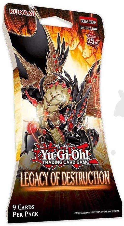 YU-GI-OH! TCG LEGACY OF DESTRUCTION SLEEVED BOOSTER PACK (STORE PICK UP ONLY)