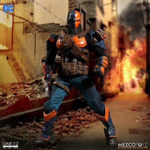 開封品　mezco one12 デスストローク MEZCO ONE-12 COLLECTIVE DC COMICS DEATHSTROKE ACTION FIGURE NEW