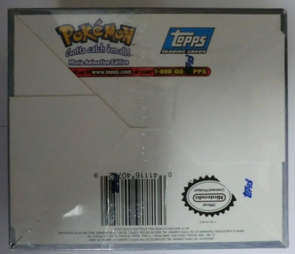 POKEMON TOPPS 1998 FIRST MOVIE TRADING CARD 36 PACK BOOSTER BOX NEW SE –  Cards and Comics Central