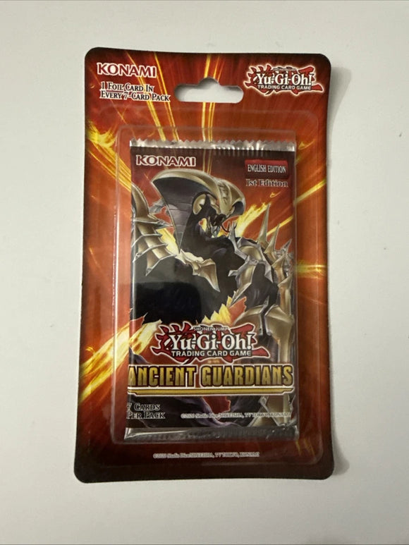 YU-GI-OH! TCG ANCIENT GUARDIANS BLISTER BOOSTER PACK (STORE PICK UP ONLY)
