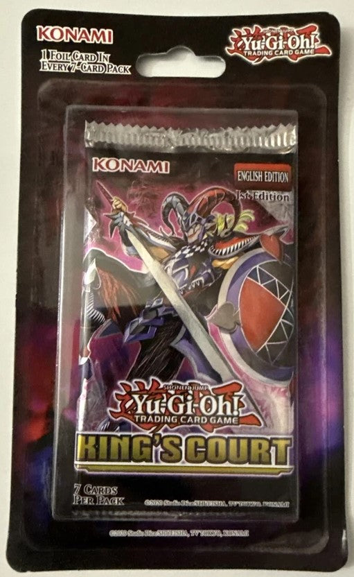 YU-GI-OH! TCG KING'S COURT BLISTER BOOSTER PACK (STORE PICK UP ONLY)
