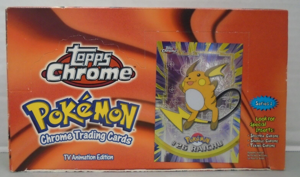 TOPPS POKEMON SERIES ONE CHROMIUM TRADING CARD PACK BOOSTER NEW SEALED Cards and Comics Central TOPPS POKEMON SERIES ONE CHROMIUM TRADING CARD PACK BOOSTER NEW SEALED Cards and Comics Central