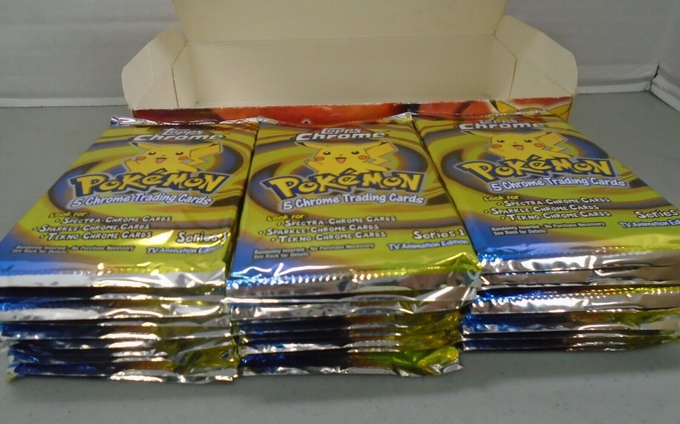 TOPPS POKEMON SERIES ONE CHROMIUM TRADING CARD PACK BOOSTER NEW SEALED Cards and Comics Central TOPPS POKEMON SERIES ONE CHROMIUM TRADING CARD PACK BOOSTER NEW SEALED Cards and Comics Central