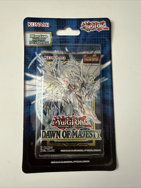 YU-GI-OH! TCG DAWN OF MAJESTY BLISTER BOOSTER PACK (STORE PICK UP ONLY)