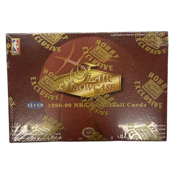 1998/989 FLAIR SHOWCASE NBA BASKETBALL SKYBOX FLEER HOBBY BOX NEW SEALED