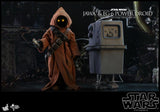 **CALL STORE FOR INQUIRIES** HOT TOYS MMS554 STAR WARS A NEW HOPE JAWA & EG-6 POWER DROID SET 1/6TH SCALE FIGURE