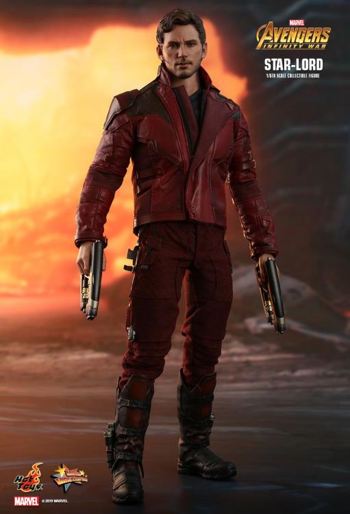 **CALL STORE FOR INQUIRIES** HOT TOYS MMS539 MARVEL AVENGERS INFINITY WAR STAR LORD 1/6TH SCALE FIGURE