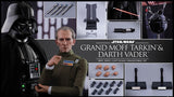 **CALL STORE FOR INQUIRIES** HOT TOYS MMS434 STAR WARS A NEW HOPE GRAND MOFF TARKIN & DARTH VADER SET 1/6TH SCALE FIGURE