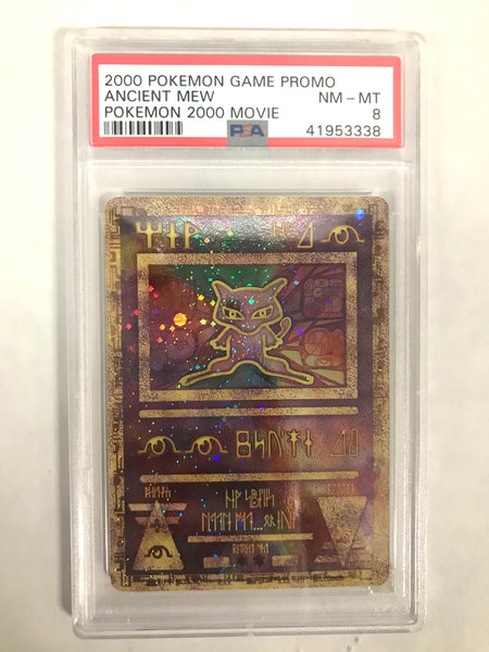 Pokemon 2000 Movie Promo Ancient Mew PSA NM Mint 8 3338 – Cards