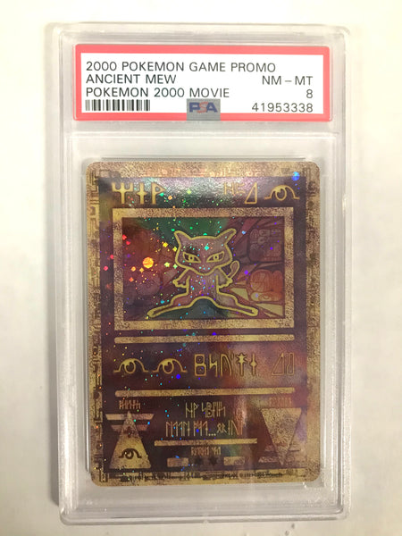 Pokemon 2000 Movie Promo Ancient Mew PSA NM Mint 8 3338 Cards and Comics Central Pokemon 2000 Movie Promo Ancient Mew PSA NM Mint 8 3338 Cards and Comics Central