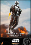 **CALL STORE FOR INQUIRIES** HOT TOYS TMS014 STAR WARS THE MANDALORIAN & THE CHILD SET 1/6TH SCALE FIGURE