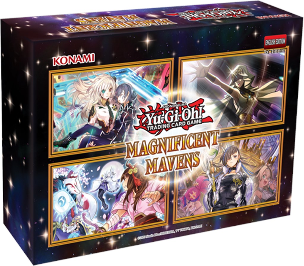 magnificent mavens card sleeves YU-GI-OH! MAGNIFICENT MAVENS (DISPLAY,PACK) – Cards and Comics Central