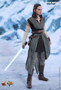 **CALL STORE FOR INQUIRIES** HOT TOYS MMS446 STAR WARS THE LAST JEDI REY JEDI TRAINING 1/6TH SCALE FIGURE