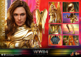 **CALL STORE FOR INQUIRIES** HOT TOYS MMS577 DC WONDER WOMAN 1984 WONDER WOMAN GOLDEN EAGLE ARMOR 1/6TH SCALE FIGURE