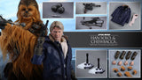 **CALL STORE FOR INQUIRIES** HOT TOYS MMS376 STAR WARS THE FORCE AWAKENS HAN SOLO & CHEWBACCA SET 1/6TH SCALE FIGURE