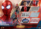 **CALL STORE FOR INQUIRIES** HOT TOYS MMS482 MARVEL AVENGERS INFINITY WAR IRON SPIDER 1/6TH SCALE FIGURE