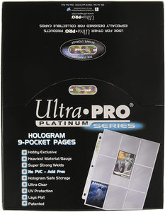 Ultra-Pro 9 Pocket pages - Platinum Series (Single pages or box)
