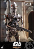 **CALL STORE FOR INQUIRIES** HOT TOYS TMS008 STAR WARS THE MANDALORIAN IG-11 1/6TH SCALE FIGURE